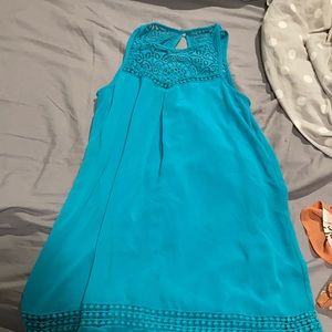 teal dress